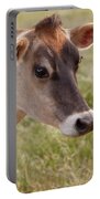 Jersey Cow Portrait Portable Battery Charger