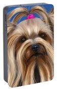 Muffin - Silky Terrier Dog Portable Battery Charger by Michelle Wrighton
