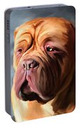 Stormy Dogue Portable Battery Charger by Michelle Wrighton