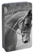 Black And White Horse Photography - Softly Portable Battery Charger by Michelle Wrighton