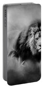 Lion - Pride Of Africa 3 - Tribute To Cecil In Black And White Portable Battery Charger