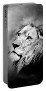 Lion - Pride Of Africa II - Tribute To Cecil In Black And White Portable Battery Charger