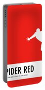 My Superhero 04 Spider Red Minimal Poster Portable Battery Charger My Superhero 04 Spider Red Minimal Poster Portable Battery Charger