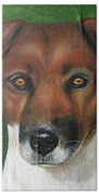 Otis Jack Russell Terrier Beach Towel by Michelle Wrighton