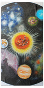 Planets and nebulae in a day Painting by Augusta Stylianou - Fine Art ...