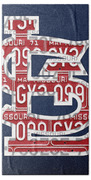St. Louis Cardinals Baseball Vintage Logo License Plate Art Mixed Media by Design Turnpike