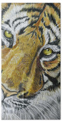 Tiger Painting Beach Towel