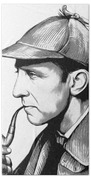 Sherlock Holmes Beach Towel Sherlock Holmes Beach Towel