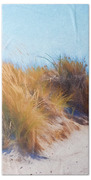 Beach Grass And Sand Dunes Beach Towel