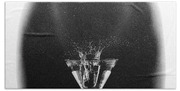 Black /& white luster photo print rolled in a tube Nude woman olive splashing martini glass