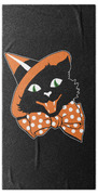 Set of Two Towels Vintage Witch and Black Cat – Highway Thirty One