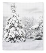 Winter Landscape Fleece Blanket