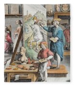 The Invention of Oil Paint, plate 15 fro - (after) Jan van der (Giovanni as  art print or hand painted oil.