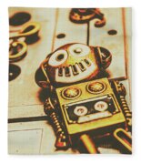 Android Rave Fleece Blanket Android Rave Fleece Blanket