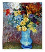 Flowers In A Blue Vase Painting by Van Gogh - Fine Art America
