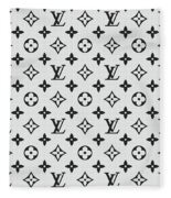 Louis Vuitton Pattern Lv 07 Grey Digital Art by TUSCAN Afternoon