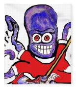 Detroit Red Wings AL The Octopus Mascot Round Beach Towel by
