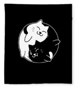 Yin Yang Cats Themed Cute Pet Mat, Animal Decor, Cat Rug, Meditation Carpet,  Yoga Mat, 