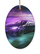 The Awesome Mercedes - Holiday Ornament Product by Matthias Zegveld