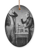 Michael Faraday and John Frederic Daniell x1 Fleece Blanket by Historic  illustrations - Pixels