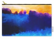 Abstract Sunrise Landscape  Carry-all Pouch by Michelle Wrighton