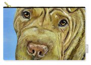 Beautiful Shar-pei Dog Portrait Carry-all Pouch by Michelle Wrighton