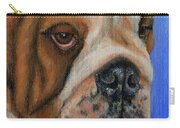 Beautiful Bulldog Oil Painting Carry-all Pouch by Michelle Wrighton