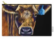 Cow Art - Lucky Number Seven Carry-all Pouch