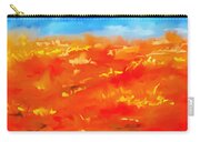 Vibrant Desert Abstract Landscape Painting Carry-all Pouch
