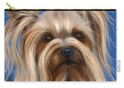 Muffin - Silky Terrier Dog Carry-all Pouch by Michelle Wrighton