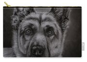 Noble - German Shepherd Dog Carry-all Pouch by Michelle Wrighton