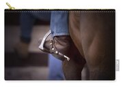 Stockhorse And Spurs Carry-all Pouch by Michelle Wrighton