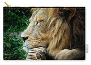 The Lions Sleeps Carry-all Pouch