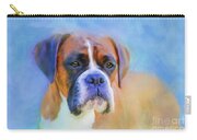 Boxer Blues Carry-all Pouch by Michelle Wrighton
