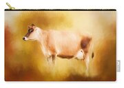 Jersey Cow In Field Carry-all Pouch
