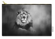 Lion - Pride Of Africa I - Tribute To Cecil In Black And White Carry-all Pouch