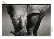 White Rhinoceros In Due-tone Carry-all Pouch White Rhinoceros In Due-tone Carry-all Pouch