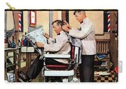 Barber Getting Haircut Carry-all Pouch Barber Getting Haircut Carry-all Pouch