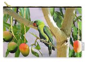 Blue-naped Parrot in Mango Tree Digital Art by M Spadecaller - Pixels