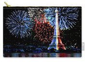 Tour Eiffel Fireworks Paris Zip Pouch