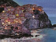 Manarola Al Crepuscolo Jigsaw Puzzle Manarola Al Crepuscolo Jigsaw Puzzle