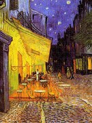 Cafe Terrace at Night Van Gogh Ruled Notebook 21x16cm Magnetic Close Flame Tree 