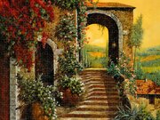Stone Staircase in a Flowering Garden Jigsaw Puzzle Stone Staircase in a Flowering Garden Jigsaw Puzzle