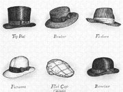 Hats of a Gentleman Drawing by Adam Zebediah Joseph | Fine Art America