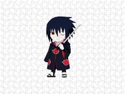 Sasuke Uchiha muito fofo - puzzle online