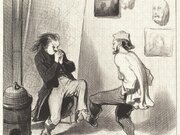 Quand on a brule son dernier chevalet Drawing by Honore Daumier - Pixels