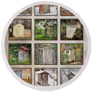 GO IN STYLE by Lori Deiter 16x20 FRAMED PICTURE Outhouse Collage Bathroom Decor 