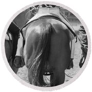 Rodeo Bums Round Beach Towel by Michelle Wrighton