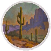 Saguaro Cactus and Apache Junction Painting by Diane McClary - Fine Art ...