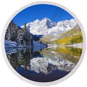 Maroon Lake and Bells 1 Photograph by Ron Dahlquist - Printscapes ...